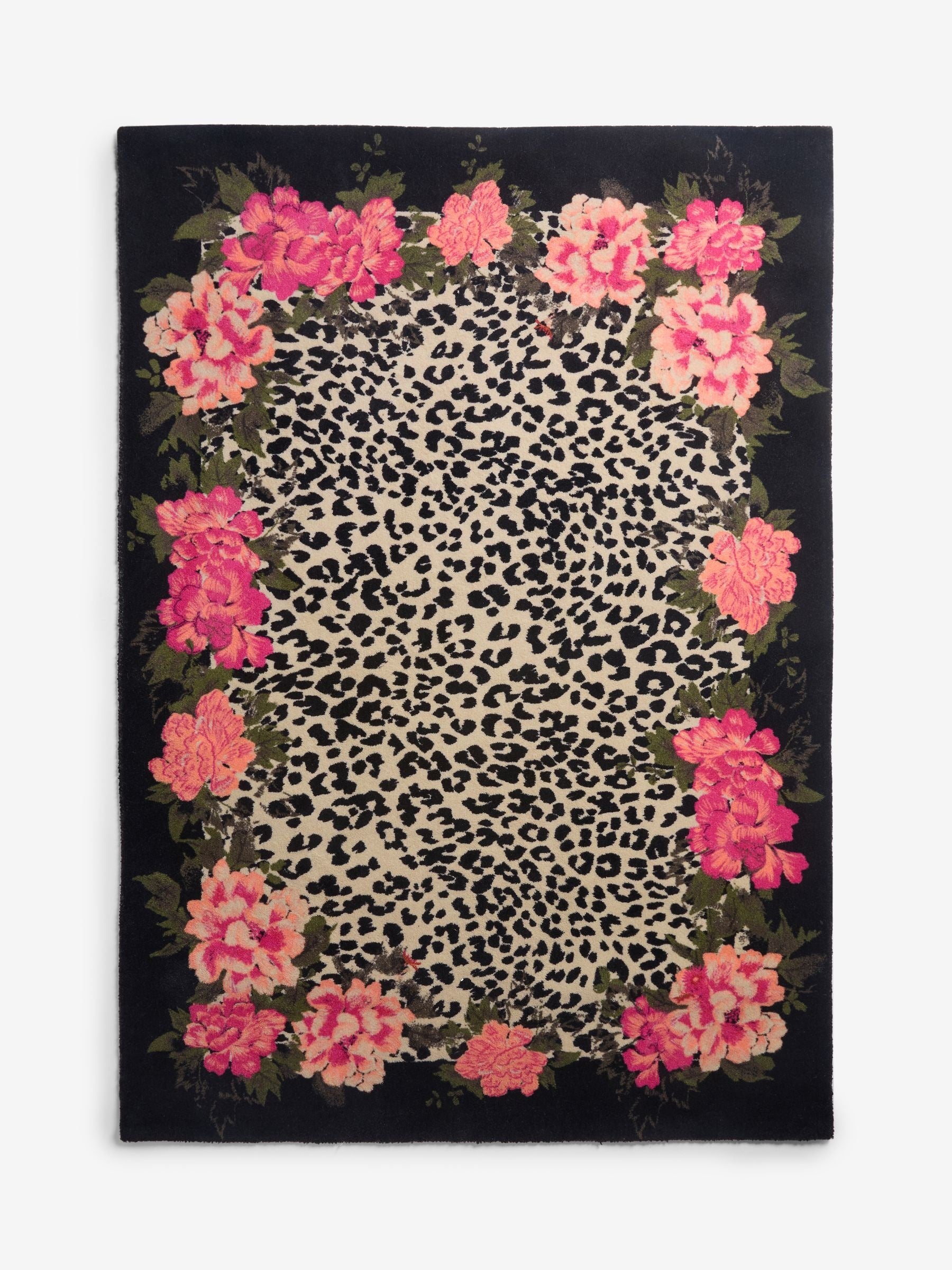 Rockett St George Leopard Love Tufted Rug, imported from the UK