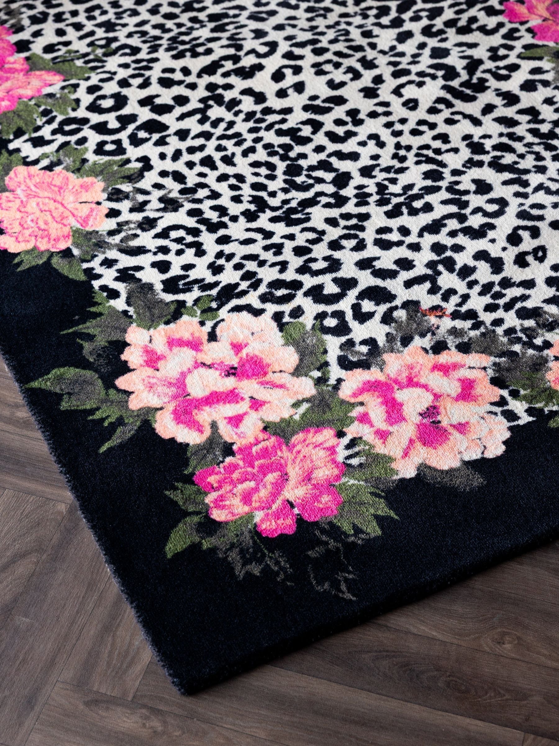 Rockett St George Leopard Love Tufted Rug, imported from the UK