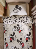 Disney Mickey Mouse duvet cover and pillowcase set - British product