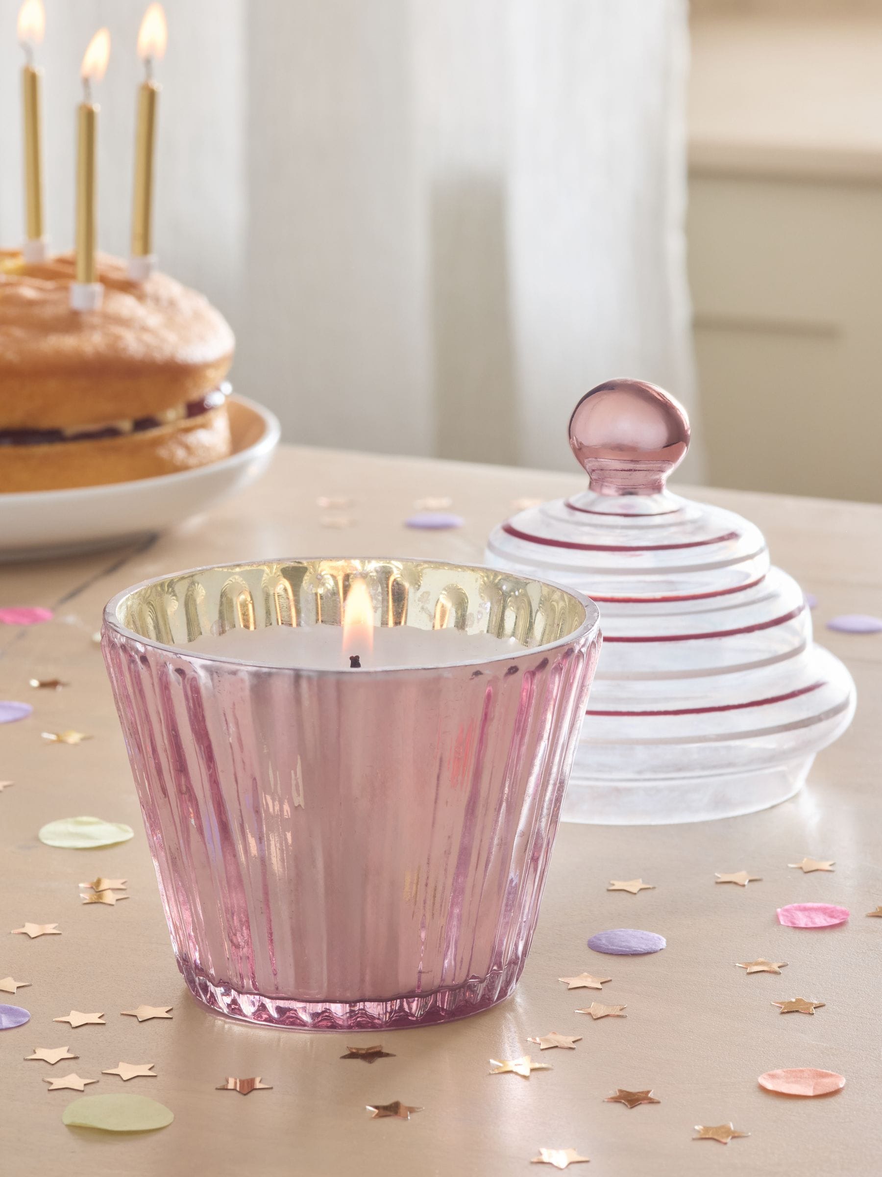 Vanilla & Cocoa Bean Birthday Cupcake Candle