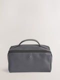 Fold Out Faux Leather Wash Bag