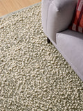 MADE.COM grey Claude boucle wool rug - British product