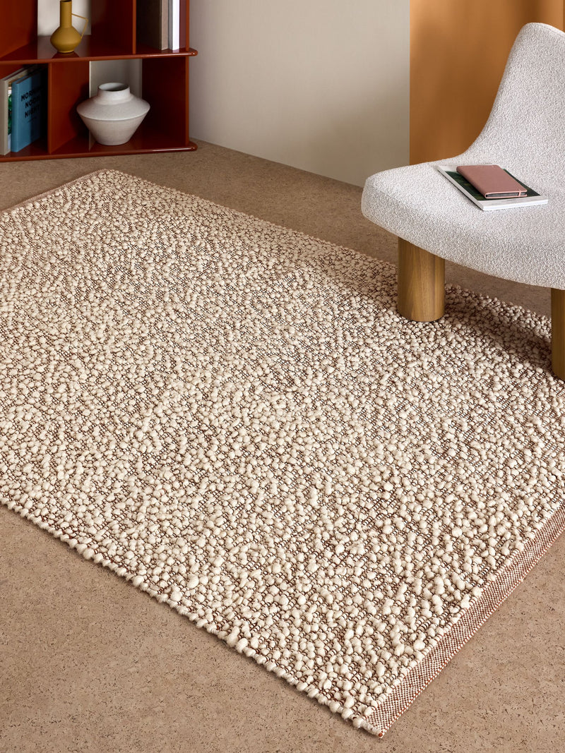MADE.COM Rust Claude Boucle Wool Rug