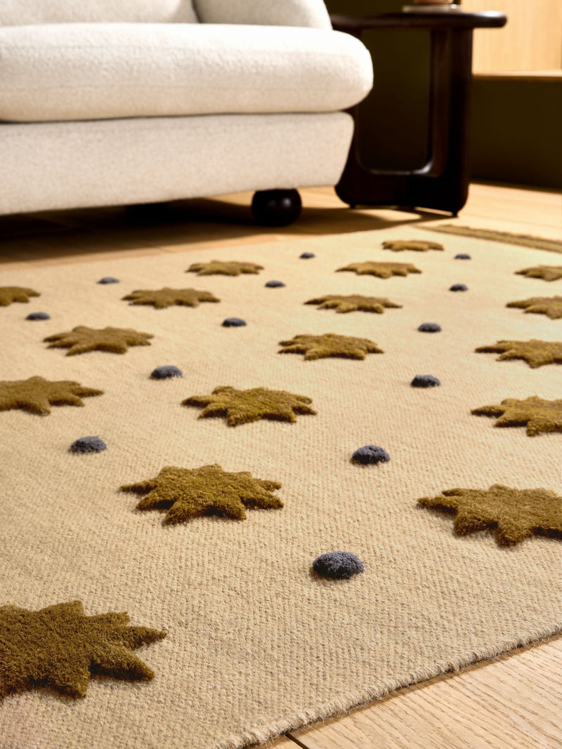 MADE.COM Natural Kosmic wool tufted rug - British product