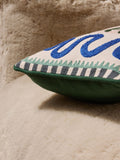 MADE.COM natural embroidered cushion 30x50cm (British brand)