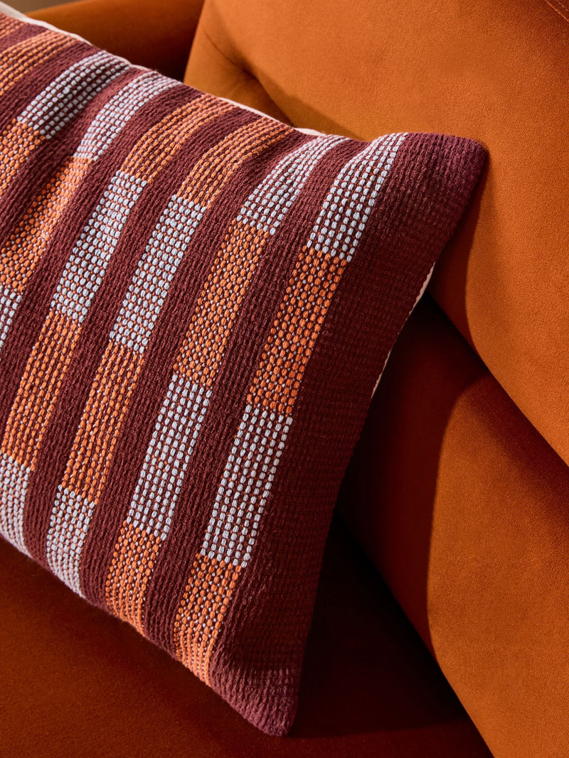 MADE.COM woven stripe cushion 40x59cm - British product