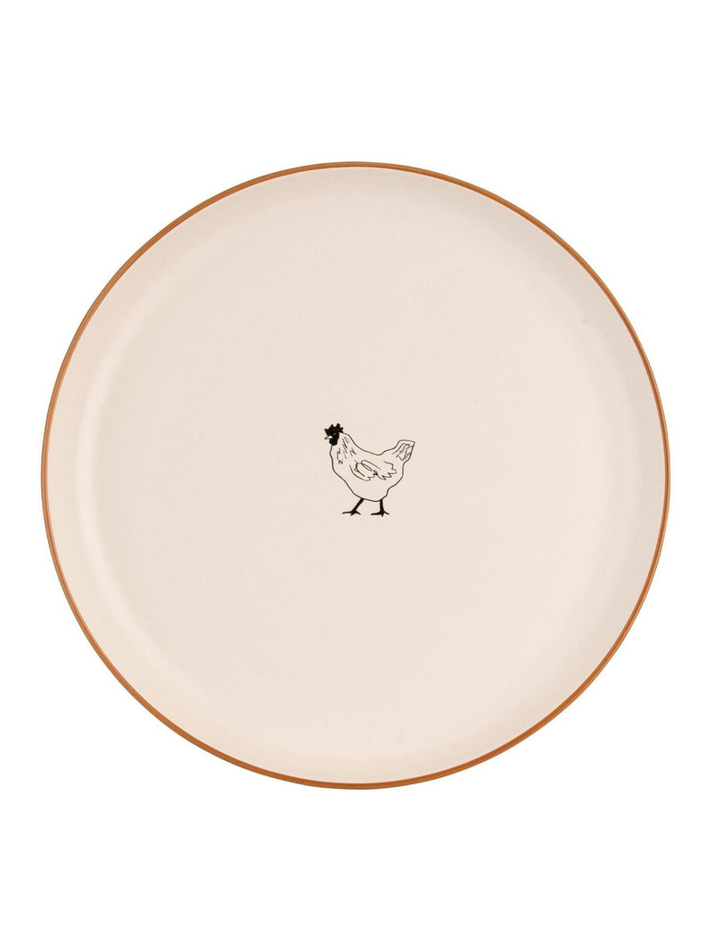 Woodbury Lane set of 4 natural animal dinner plates (British brand)