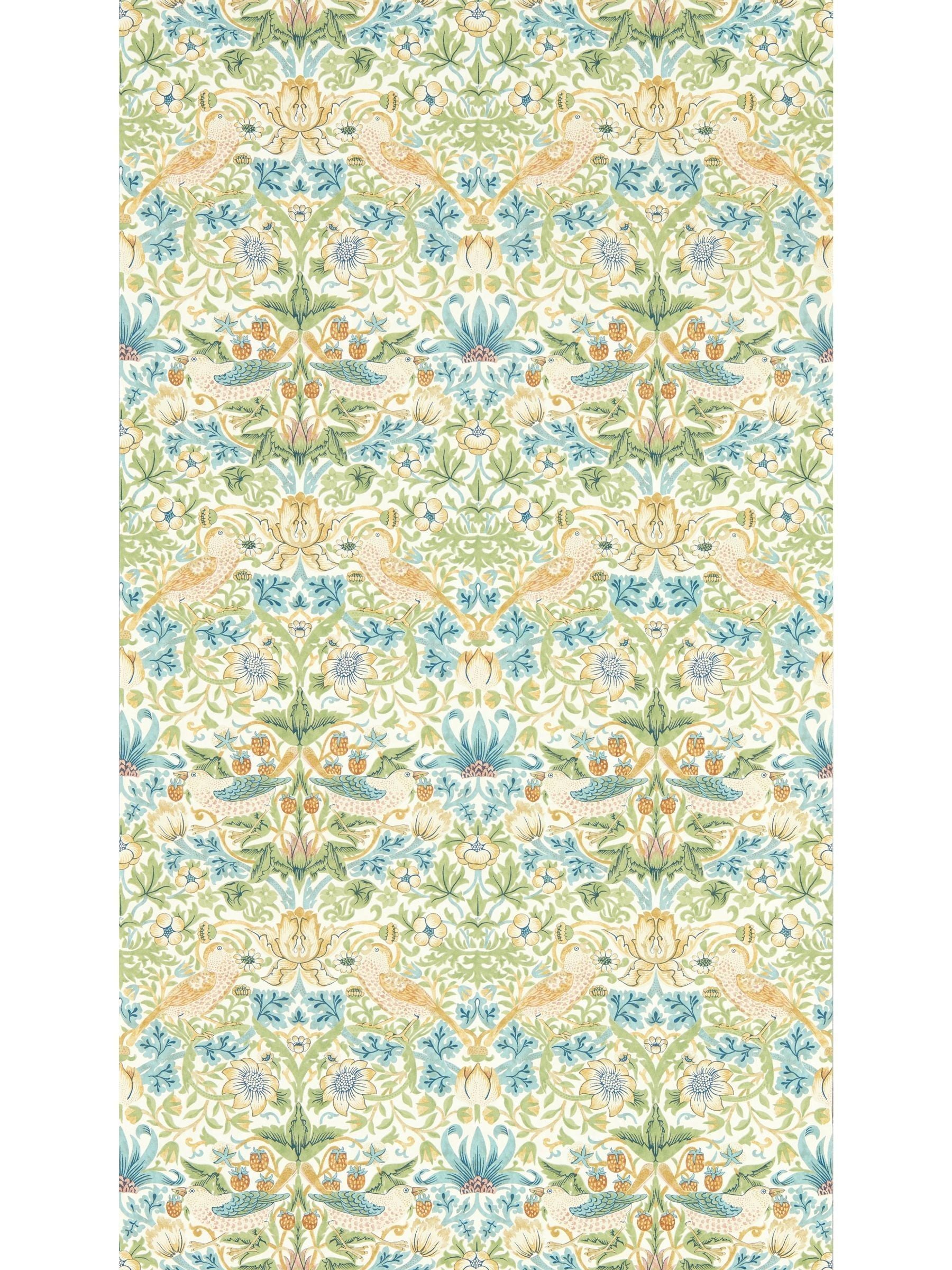 Clarke & Clarke Strawberry Thief wallpaper sample, imported from the UK
