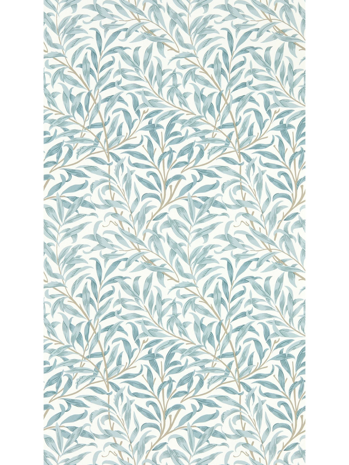 Clarke & Clarke William Morris Willow Boughs wallpaper sample (British brand)