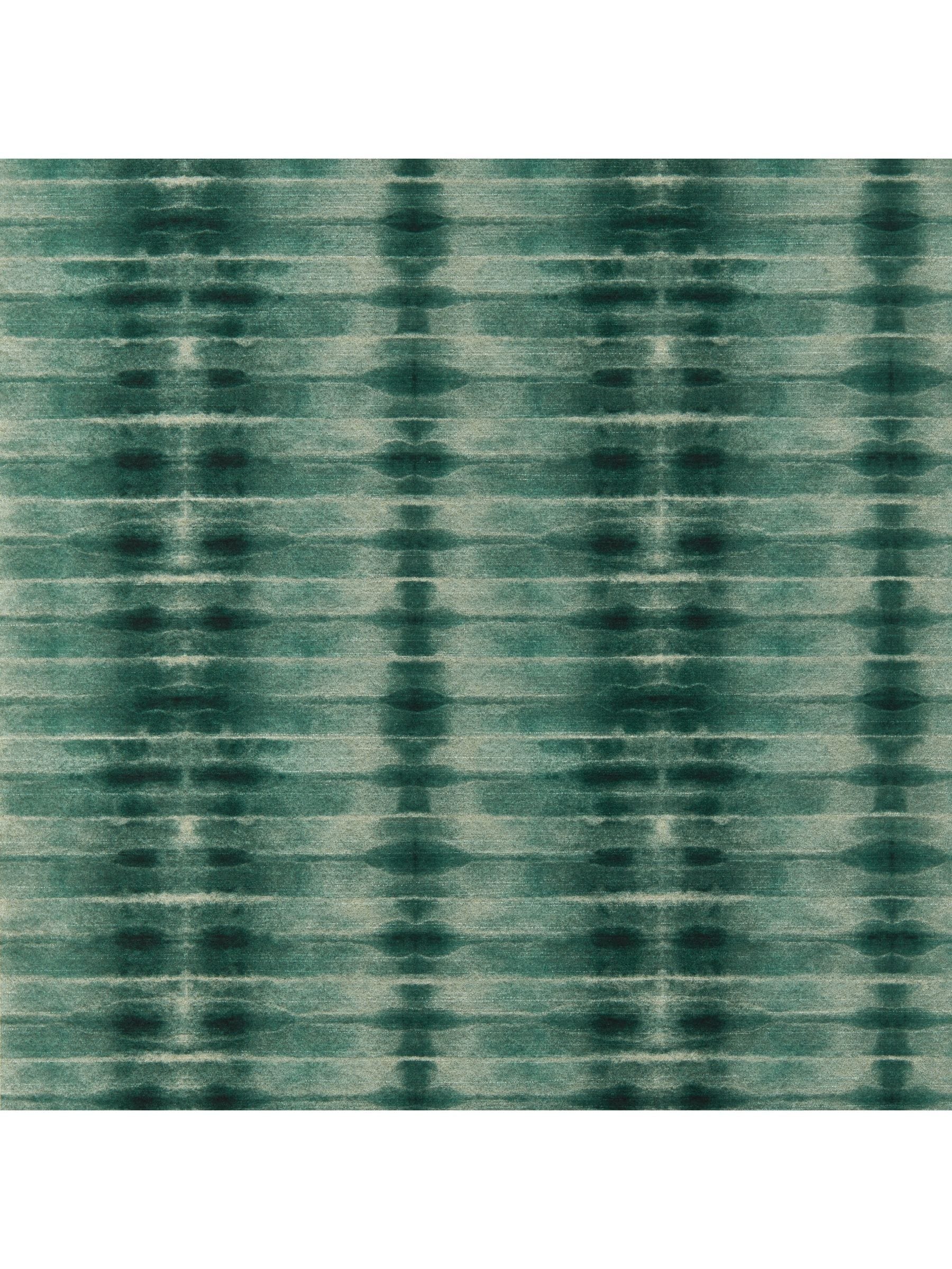 Clarke & Clarke Teal Lusso Etera Wallpaper Sample