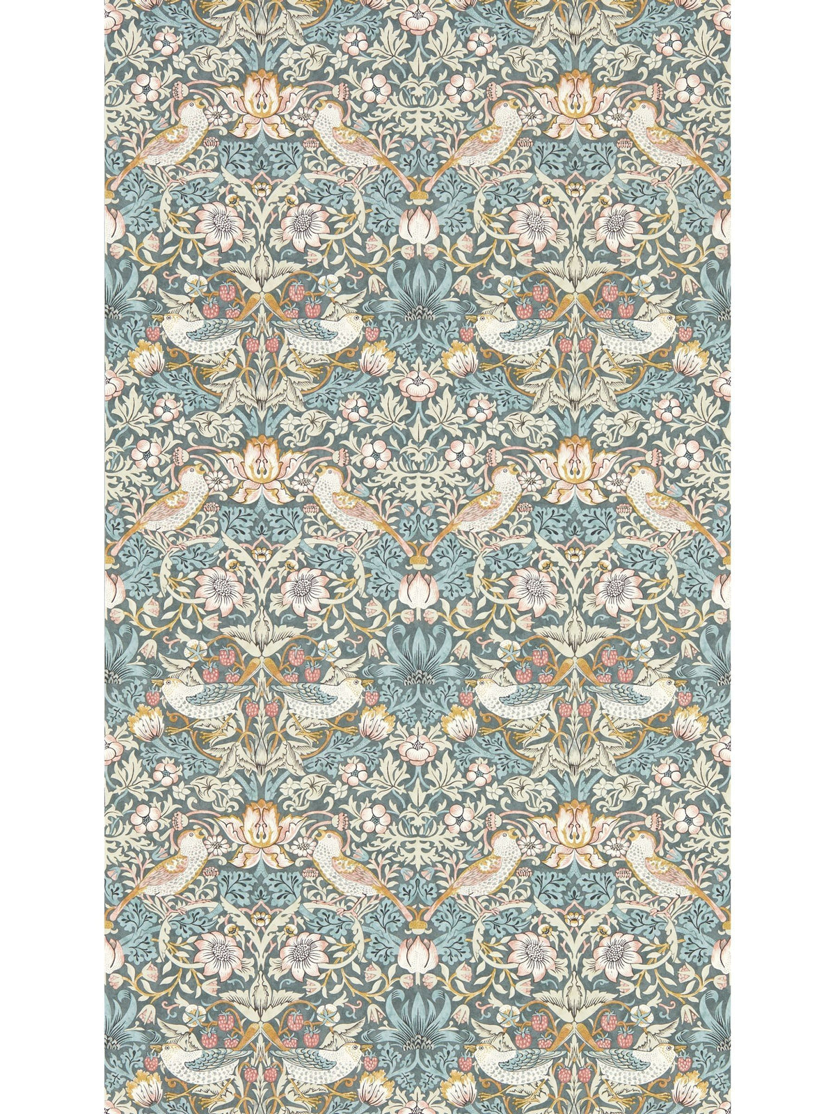 Clarke & Clarke Strawberry Thief wallpaper sample, imported from the UK