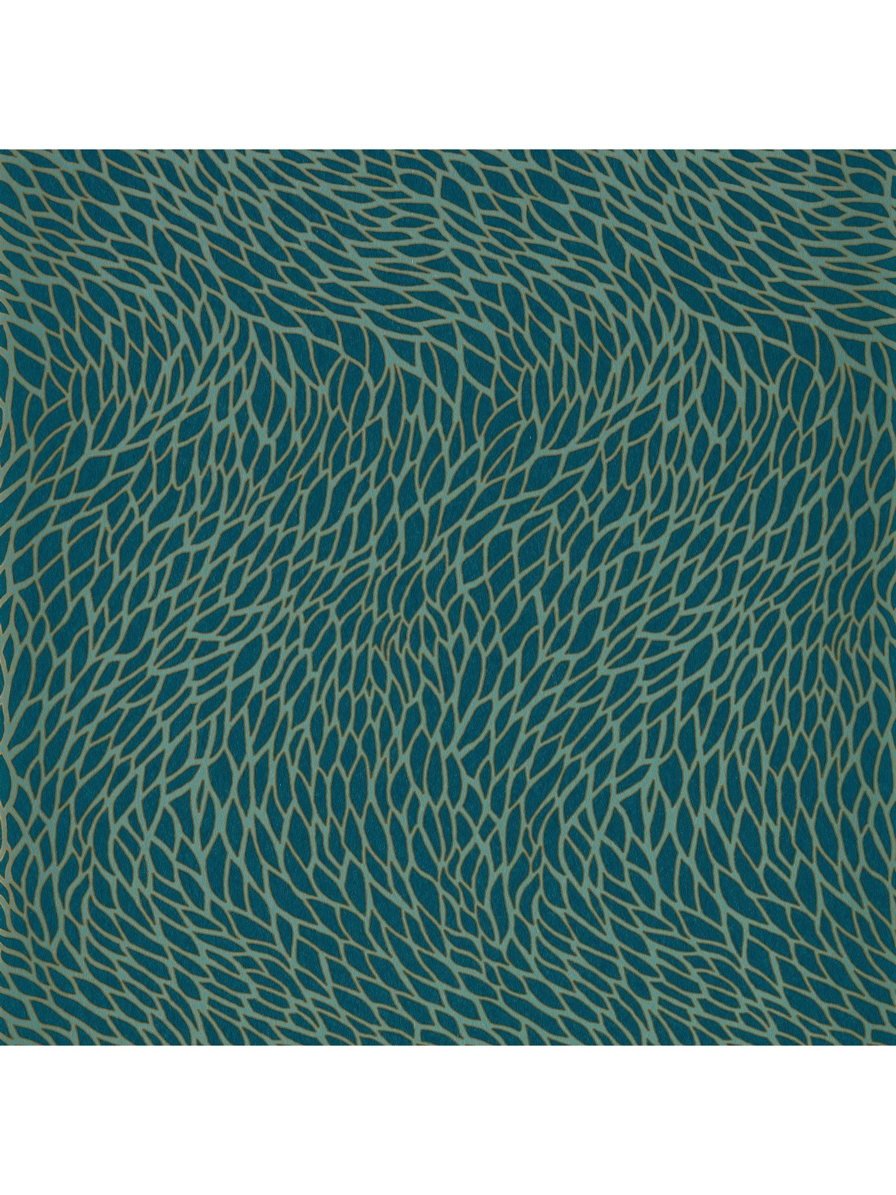 Clarke & Clarke Corallino wallpaper sample teal Lusso - British product