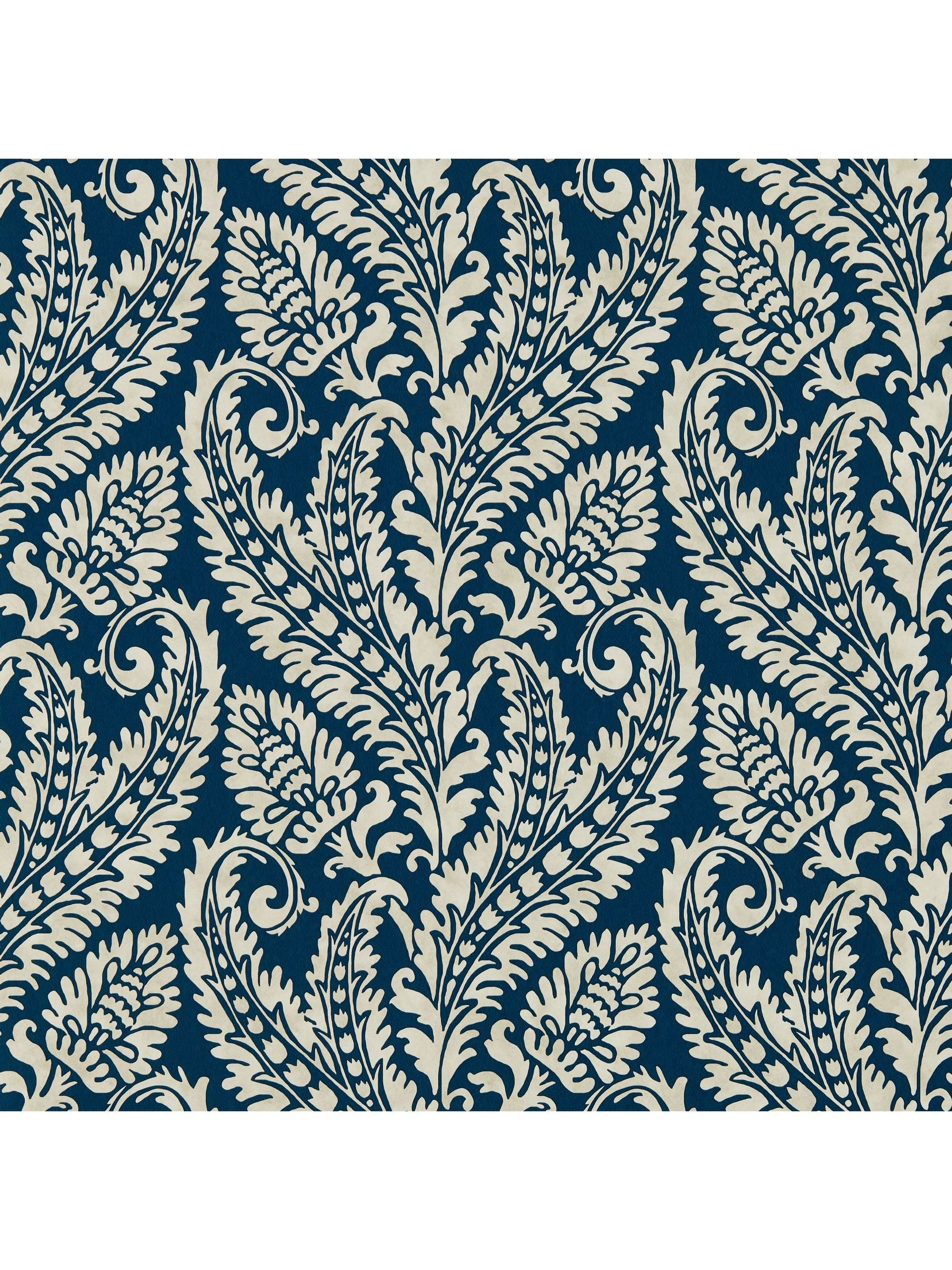 Clarke & Clarke Denim Marianne Regale wallpaper sample - British product