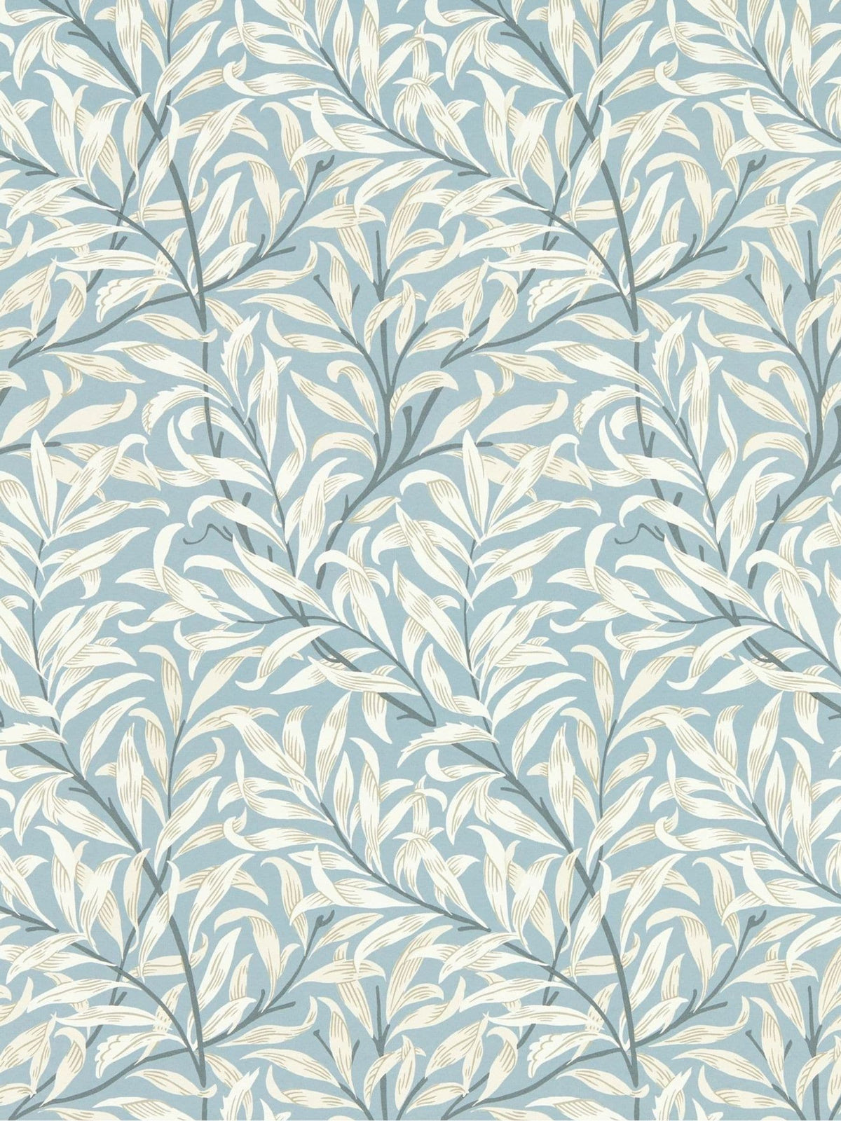 Clarke & Clarke William Morris Willow Boughs wallpaper sample (British brand)