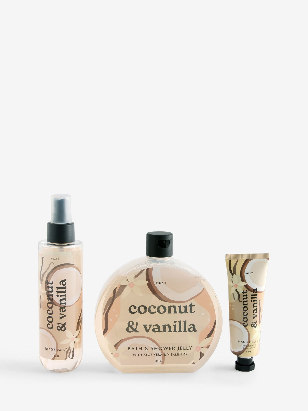Coconut & Vanilla Bath & Body Beauty Box