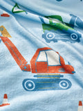 Catherine Lansfield blue fleece throw 130x170cm - British product