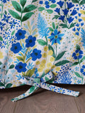 Catherine Lansfield blue tilly floral reversible duvet cover set - British product