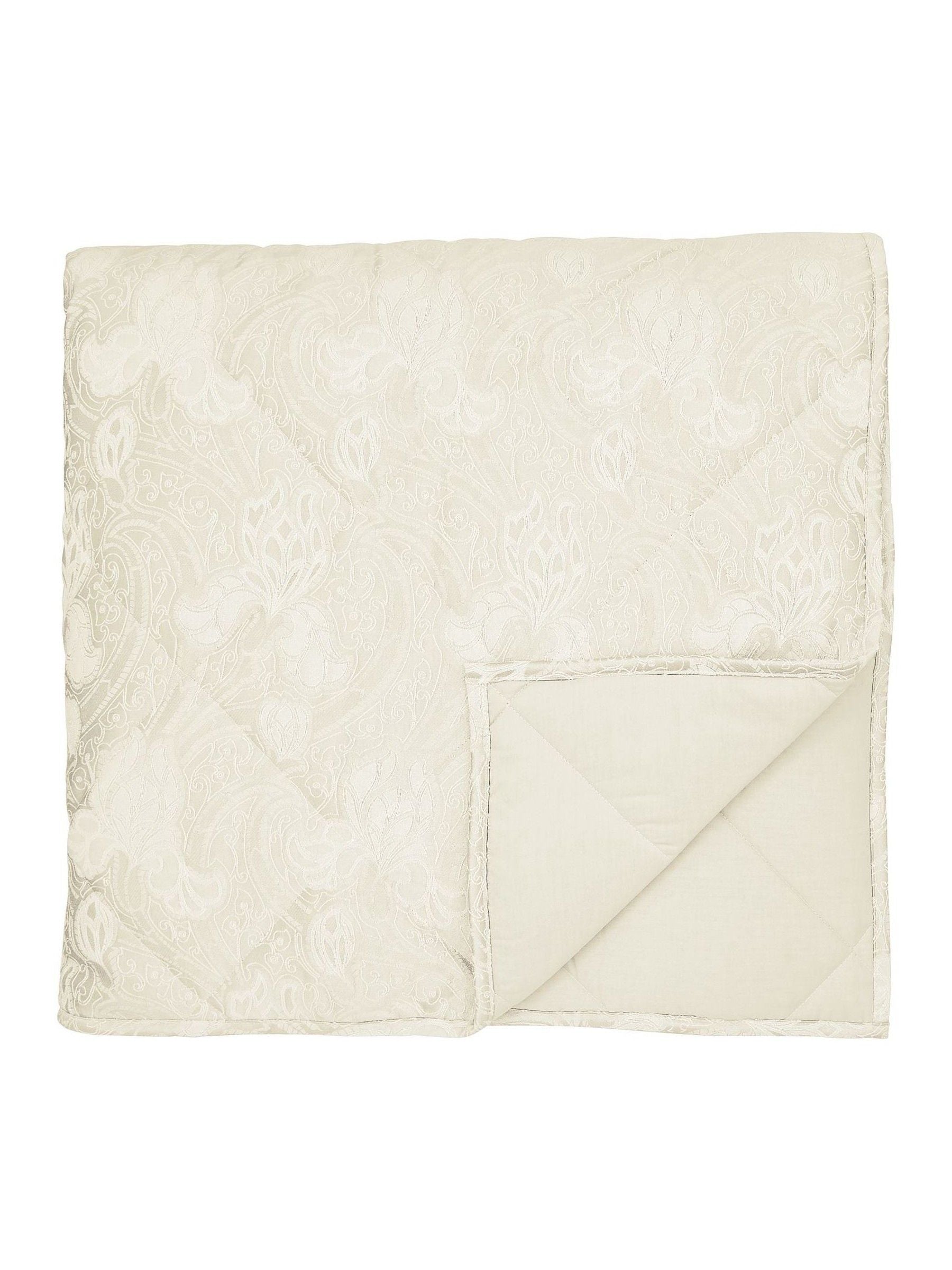 Sanderson Natural Ashbee quilted bedspread (British brand)