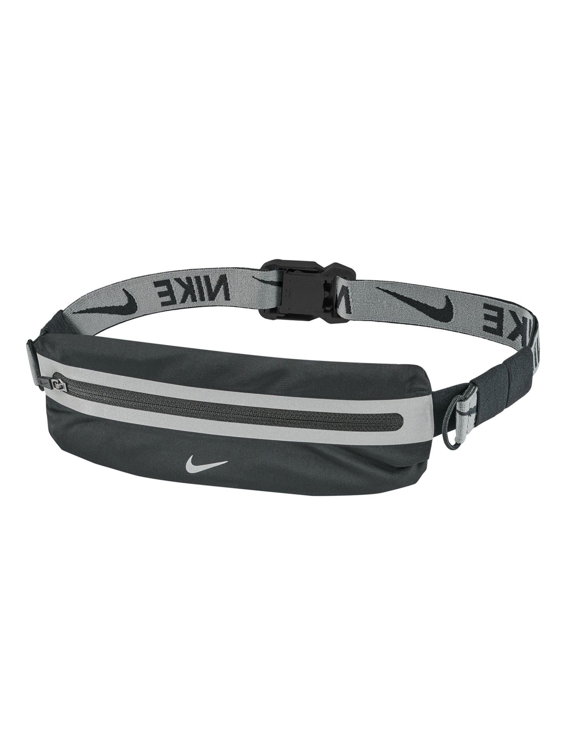 Nike Black Slim Waistpack 4.0 running belt, UK version