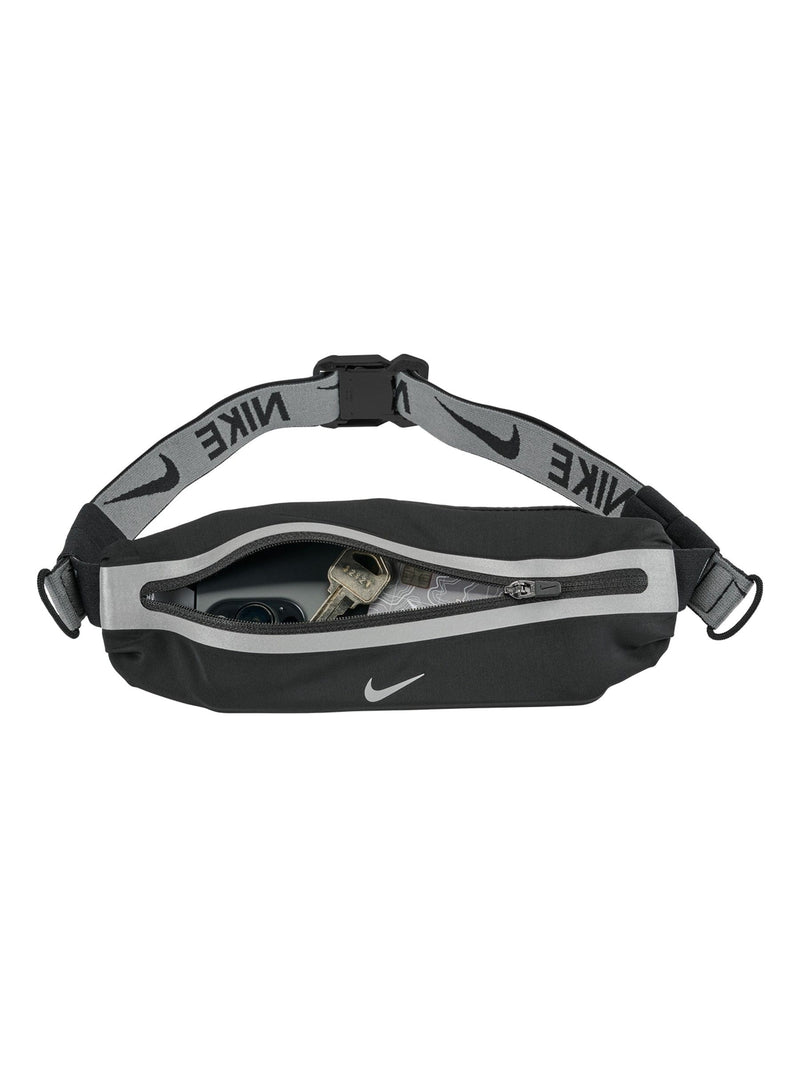 Nike Black Slim Waistpack 4.0 running belt, UK version