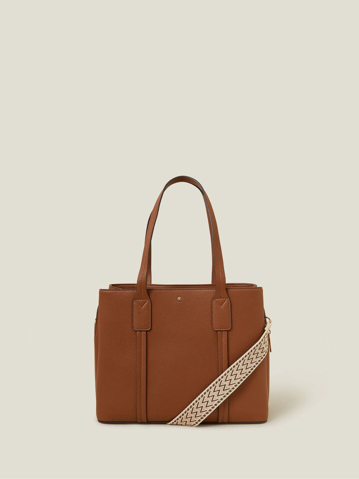 Accessorize natural webbing strap tote bag - British product