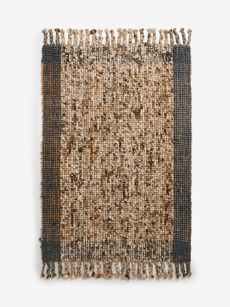 French Connection natural tweed speckle jute rug, UK version