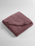 Secret Linen Store vintage rose quilted throw (British brand)