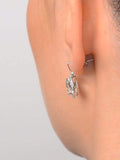 The Diamond Store blue aquamarine and diamond earrings 3.69CT - British product