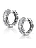 The Diamond Store lab diamond huggie earrings 0.33ct, imported from the UK