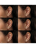 The Diamond Store lab diamond stud earrings 9K gold 0.20ct (British brand)