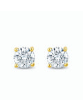 The Diamond Store lab diamond stud earrings 9K gold 0.20ct (British brand)