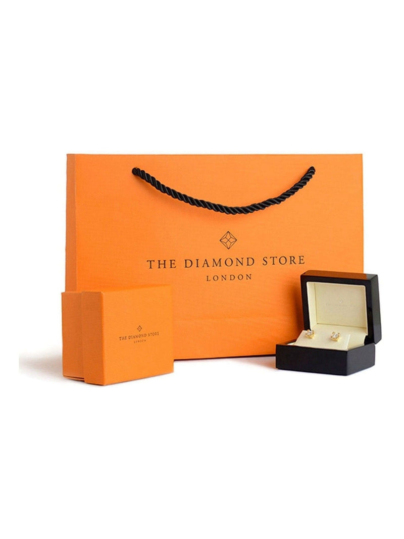 The Diamond Store Diamond Earrings 9K White Gold 0.08ct (British brand)