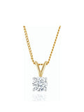 The Diamond Store 9K White Gold 0.33ct H/Si Lab Diamond Solitaire Pendant Necklace