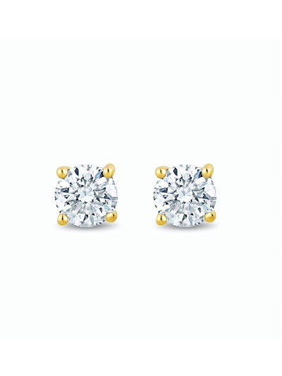 Next The Diamond Store White Lab Diamond Stud Earrings 0.10ct H/Si Quality in 9K Gold- Buy online at McGrocer