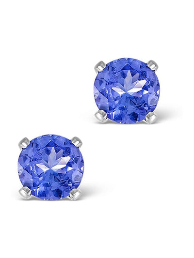 Next The Diamond Store White Tanzanite 1.00CT High Quality AA 925 Silver Earrings- Buy online at McGrocer