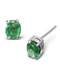 The Diamond Store 9K white gold studded earrings 5x4mm - British product