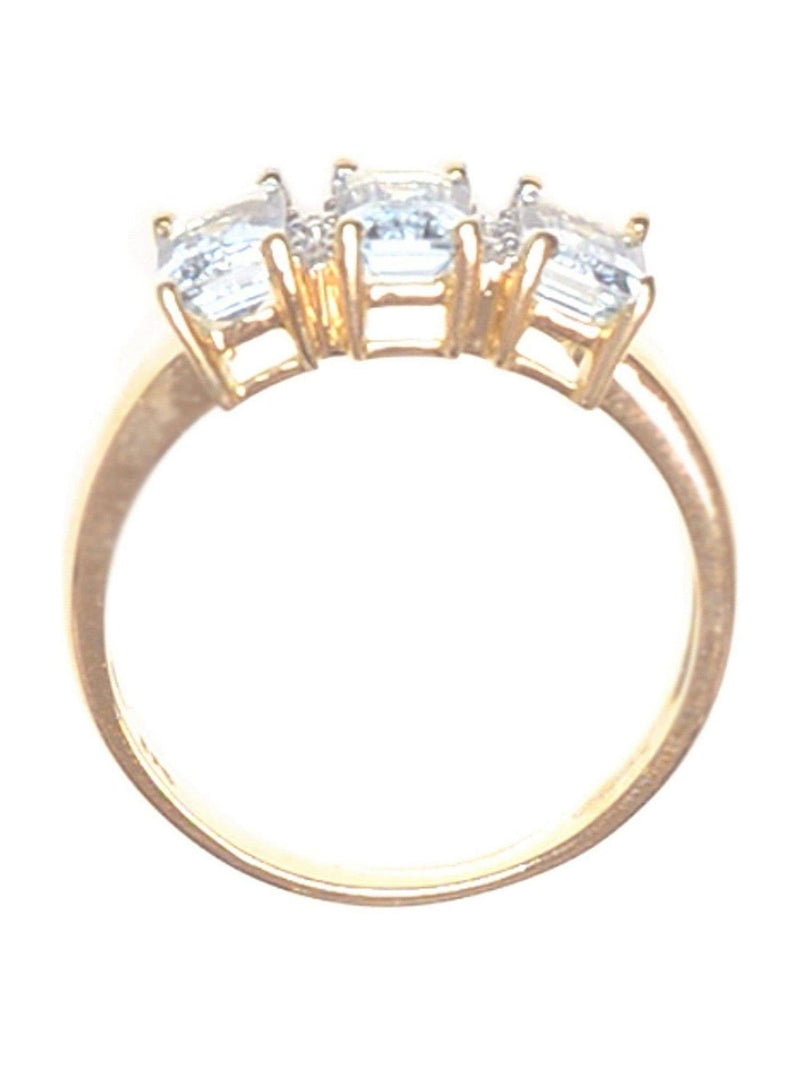 The Diamond Store 1.65ct aquamarine diamond ring (British brand)