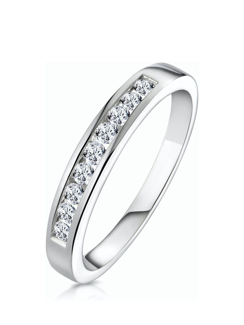 The Diamond Store Rae half eternity ring 0.25ct lab diamond, UK version