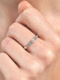 The Diamond Store Rae half eternity ring 0.25ct lab diamond, UK version