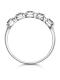 The Diamond Store Emerald Stellato Eternity Ring 4mm Width (British brand)