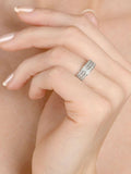 The Diamond Store 9K White Gold Diamond Eternity Ring 0.22ct (British brand)