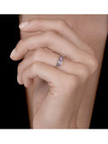 The Diamond Store pink sapphire and diamond ring in 9K white gold, UK version
