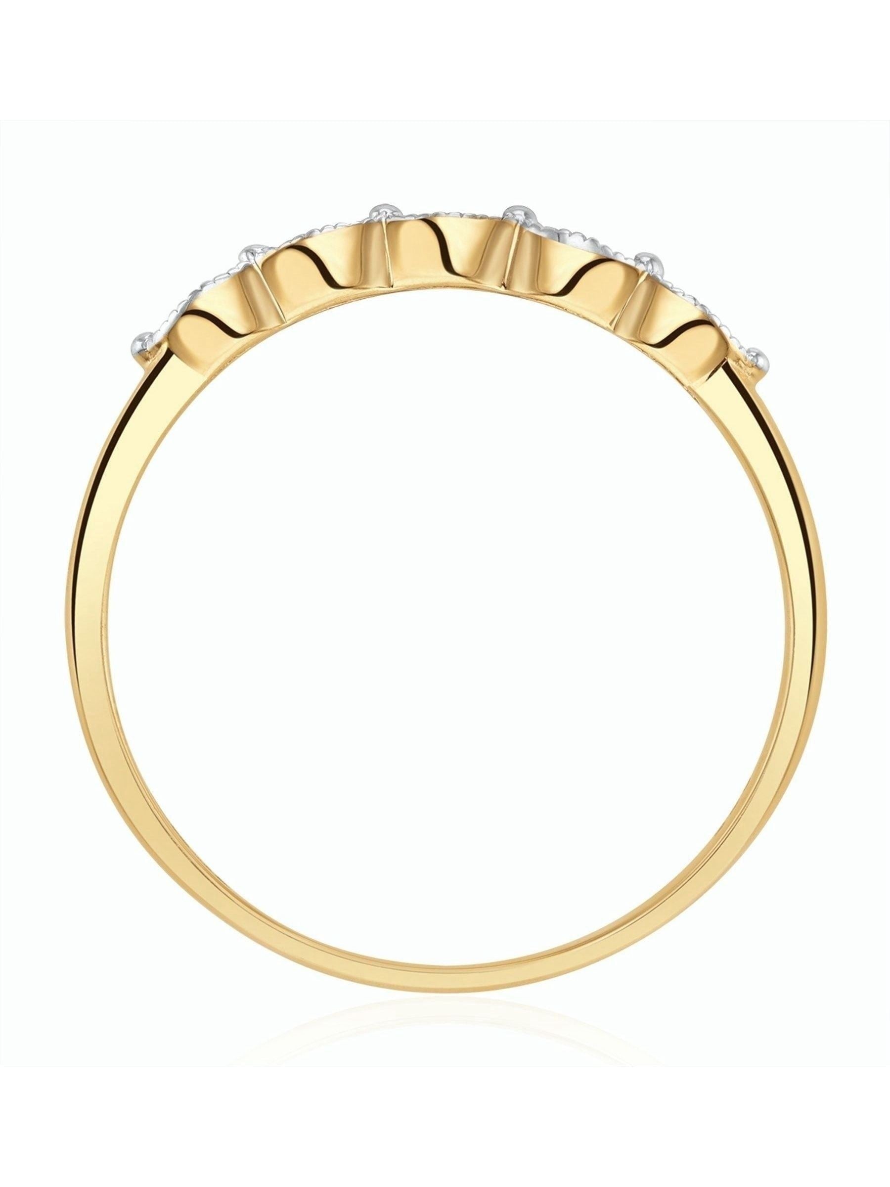 The Diamond Store Diamond Ring Half Eternity 0.02ct (British brand)