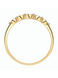 The Diamond Store Diamond Ring Half Eternity 0.02ct (British brand)