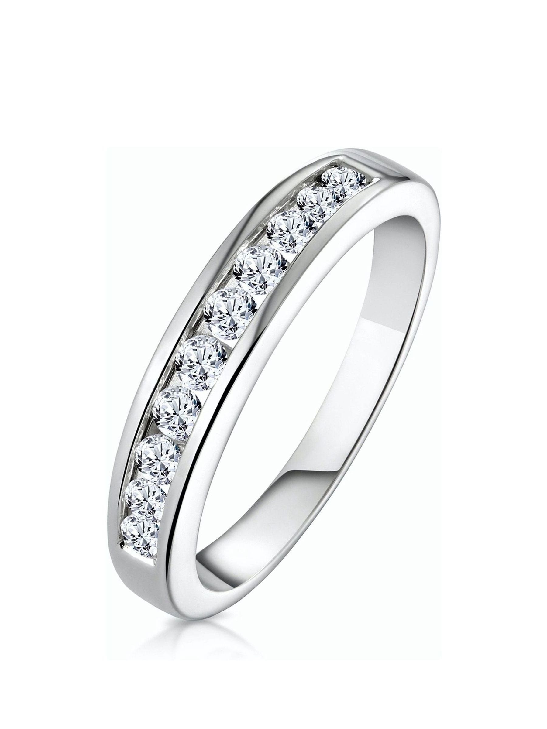 The Diamond Store Rae 0.50CT lab diamond half eternity ring - British product
