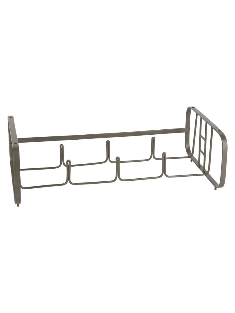 Kitchencraft Grey Vintage Style Stackable Metal Wine Rack 4-Bottle, UK version