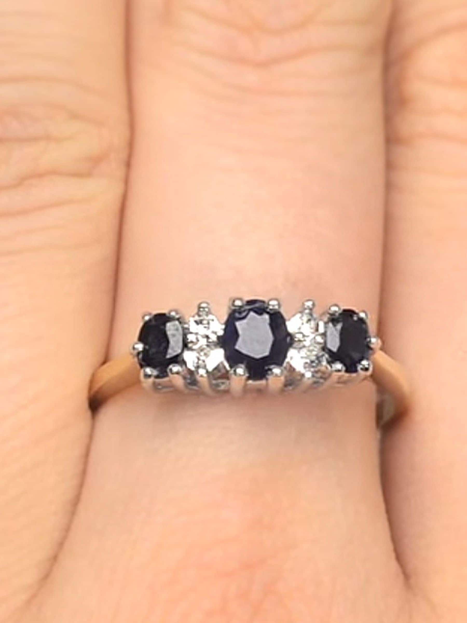 The Diamond Store sapphire ring 1.00CT (British brand)