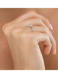 The Diamond Store 9K white gold lab diamond engagement ring 0.25ct (British brand)