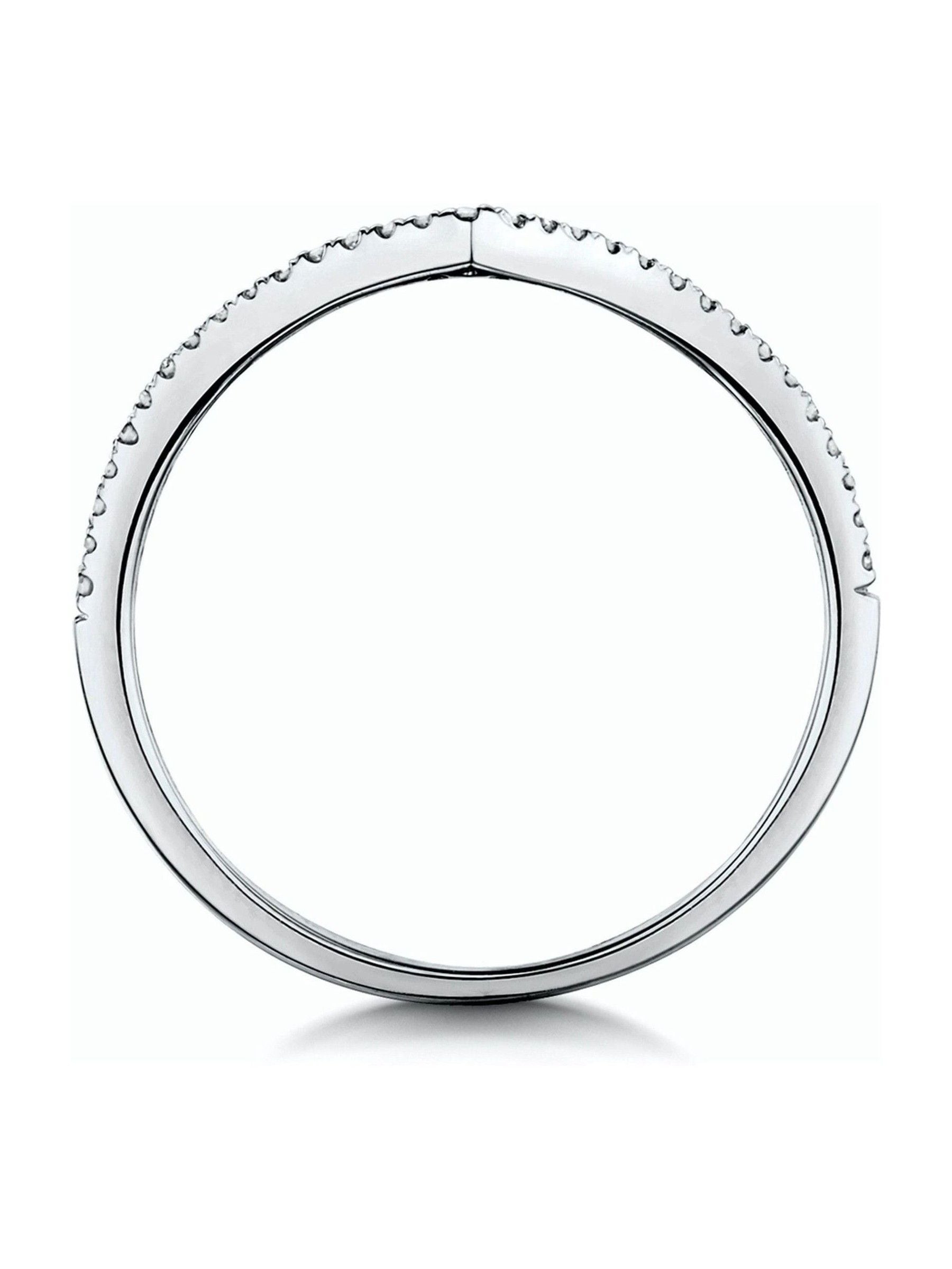 The Diamond Store stellato white gold diamond ring (British brand)
