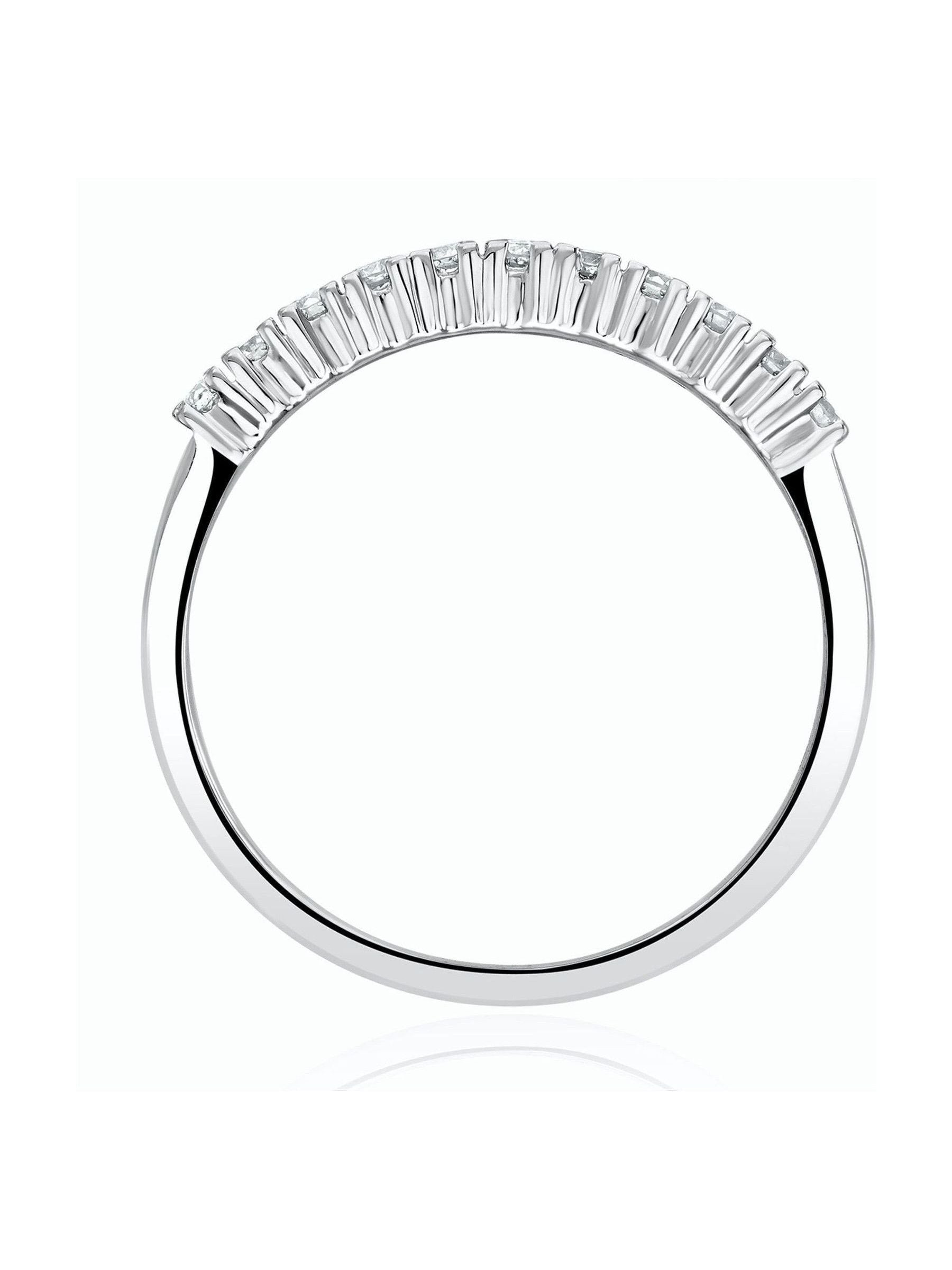 The Diamond Store 0.30ct diamond half eternity ring (British brand)